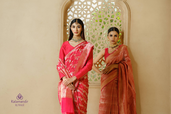 Banarasi sarees weave a tale of enduring allure.